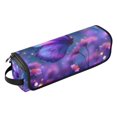 thumbnail image 2 of Hair Tool Organizer Bag with Heat Resistant Mat Removable Travel Storage Case for Hot Air Brushes Curling Irons Butterfly with Glowing Wings, 2 of 8