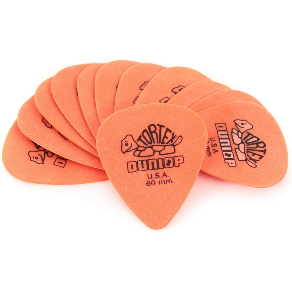 Dunlop Tortex Standard Guitar Picks 12Pack .60mm Orange