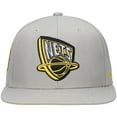 thumbnail image 2 of Men's Mitchell & Ness Gray New Jersey Nets Hardwood Classics 35th Anniversary Sunny Gray Fitted Hat, 2 of 5