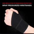 thumbnail image 2 of Set Of 2 Adjustable Wrist Support With Velcro Fastener, Thumb Brace, Breathable Wrist Wrap(black), 2 of 5