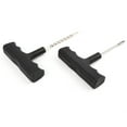 thumbnail image 2 of Unique Bargains 2pcs Motorcycle Car Tubeless Tire Repair Plug Kits Rasp Needle Patch Fix Tools Set, 2 of 3