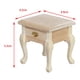 thumbnail image 3 of Mini cama doble,Mini cama doble para casa de muñecas a escala 1:12,Casa de muñecas Mini Muebles Dormitorio Micro Escena,Juguete para niños con cama doble en miniatura floral de madera,1/12, 3 of 9