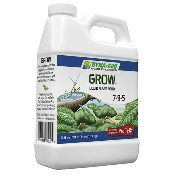 Dyna-Gro Grow 7-9-5 All Purpose Liquid Foliage Plant Food Concentrate, 1 Gallon