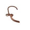 thumbnail image 4 of 50pcs Latón Metal Palanca Hacia Atrás Pendientes De Aro Hallazgos Componentes Para DIY Danlge Pendientes Que Hacen Cobre Baoblaze Gancho de alambre de oreja de Leverback francés, 4 of 5