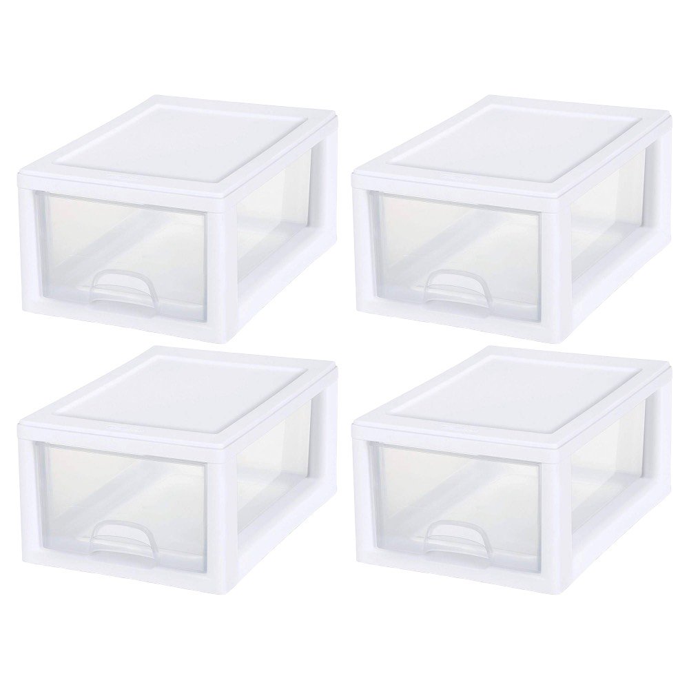 Sterilite 2051 Stackable Storage Drawer 6 Quart Craft Toys Clothing