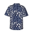 thumbnail image 3 of Haiem Plant Printed Hawaiian Shirt for Men - Men’s Casual Beach Summer Shirts - Stretch Fabric with Modern Fit-X-Large, 3 of 9
