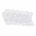 thumbnail image 1 of serony 12 Grids Manicure Tool Box Organizer PVC Nail Tool Storage Box DIY Nail Art Container, Transparent Bottom, 1 of 5