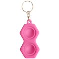 thumbnail image 1 of 2021 New Fidget Dimple Toy Keychain Pendent, Silicone Bubbles Flipping Board Toy, Stress Relief Simple Sensory Dimple Toy for Concentration Training, Hand Exercise Educational Toy for Kid Adult (#07), 1 of 8
