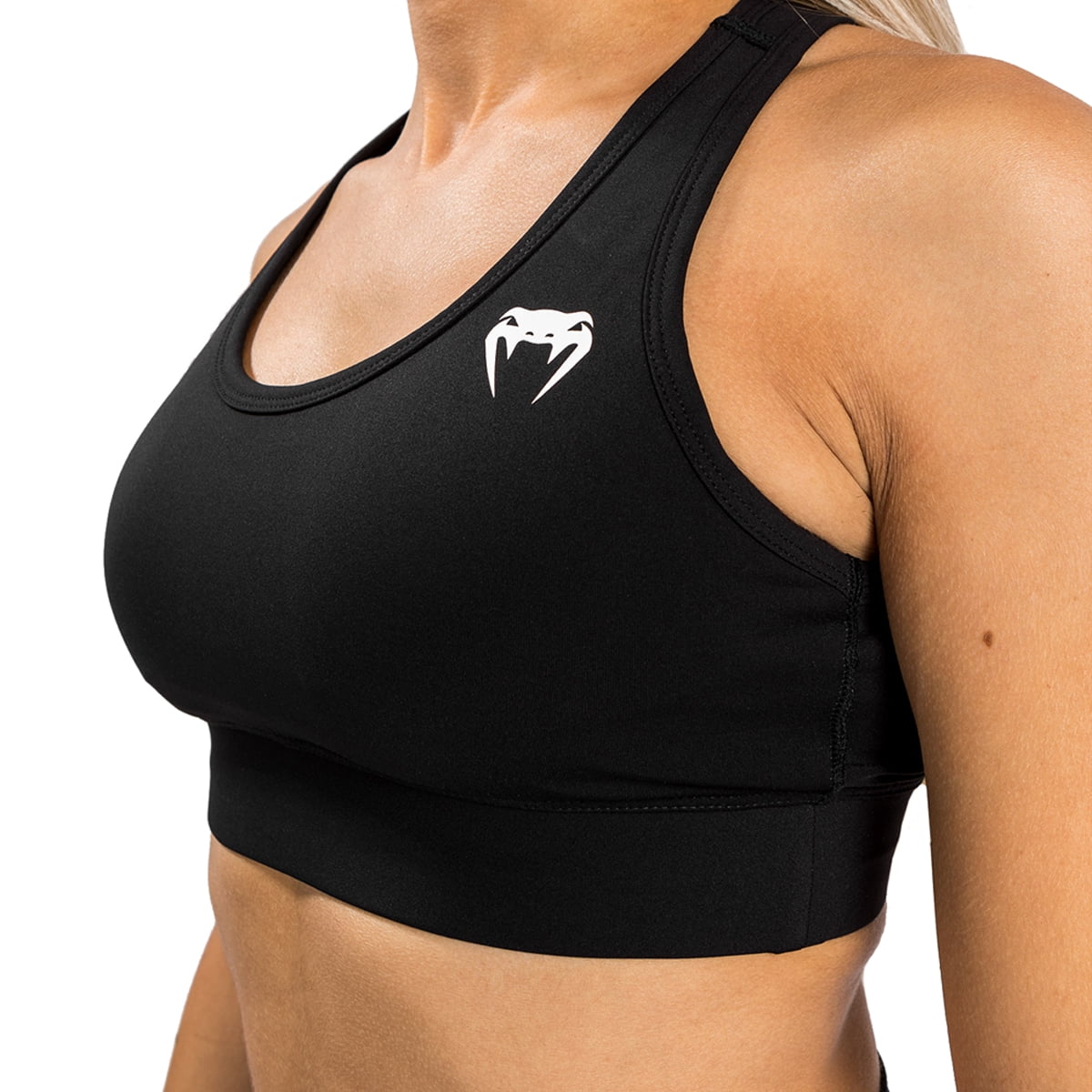 Venum Essential Medium Impact Sports Bra - Medium - Black