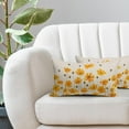 thumbnail image 2 of Spring Pillow Covers 12x20 Set of 2 Daisy Bee Yellow Flower Summer Floral Outdoor Rectangle Decorative Lumbar Throw Pillow Cases Seasonal Themed Farmhouse Decor for Sofa Couch Bed, 2 of 6