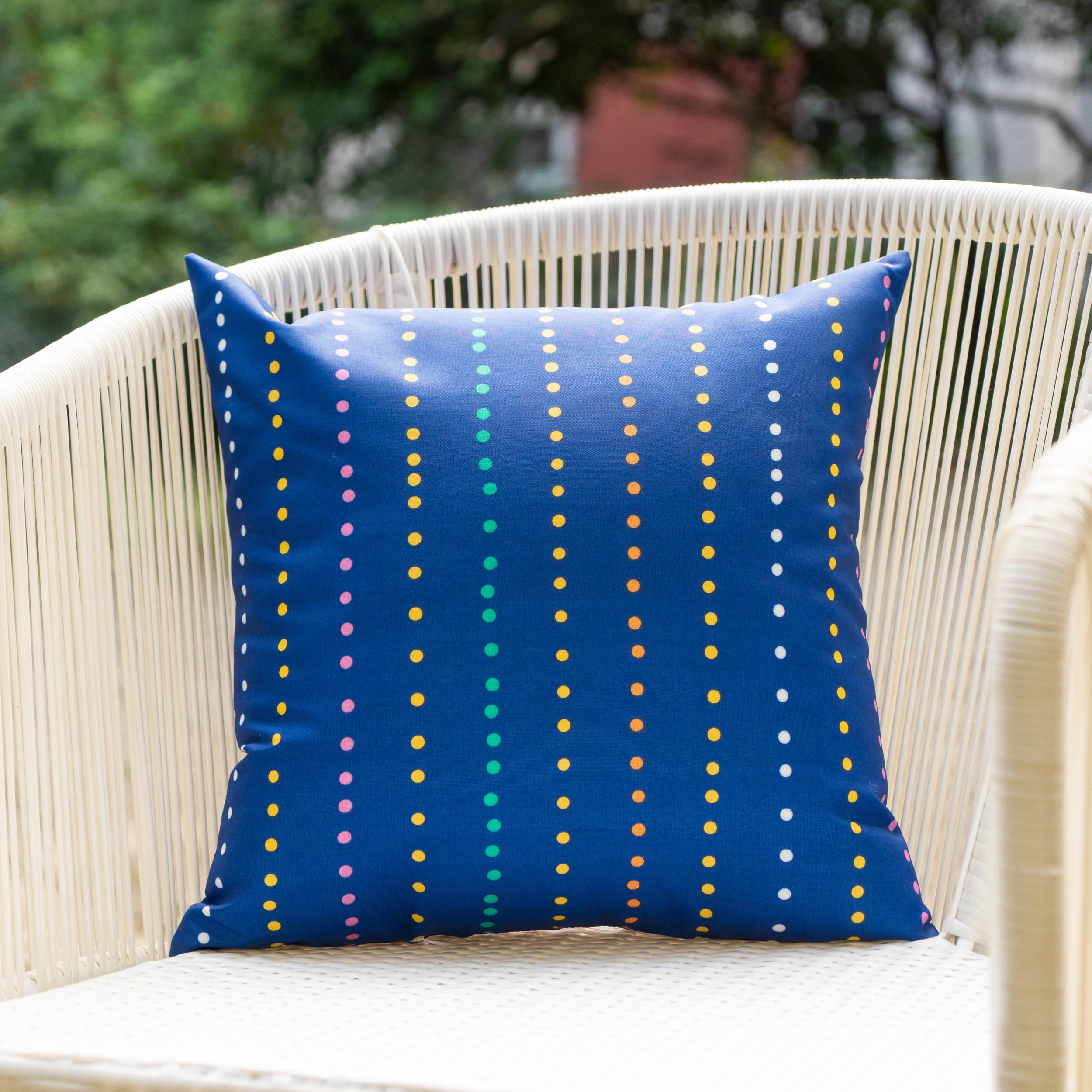 Mainstays SW Cactus Reversible Outdoor Throw Pillow 16 Inch Multicolour Novelty
