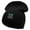 Black, variant on DND Monster Embroidered Short Beanie - Pink OSFM