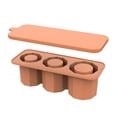 thumbnail image 2 of Sunjoy Tech Ice Cube Tray Mold for 30Oz & 40Oz Cups with Lid Bin Freezer Juice Whiskey Cocktail Silicone Hollow Cylindrical Ice Cube Shape Mold Summer Gifts, 2 of 8
