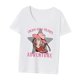 thumbnail image 3 of Camiseta para mujer, camisetas de verano, camiseta con cuello redondo para vacaciones, mochilero, senderismo SG, 3 of 8