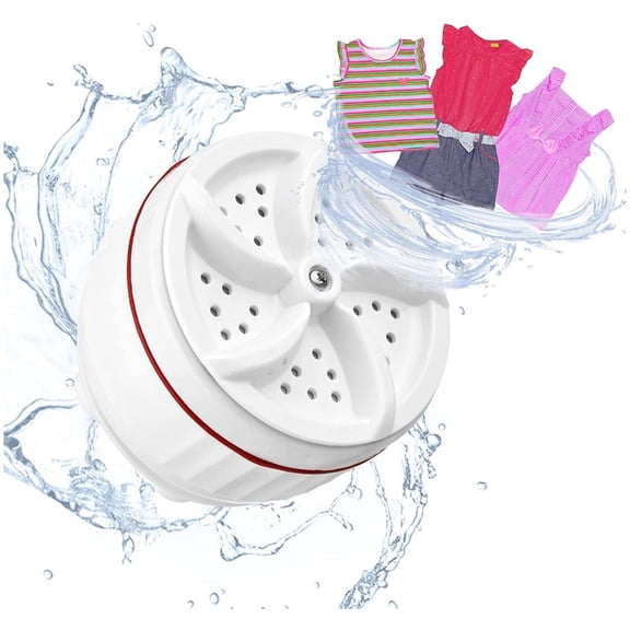 Portable Washing Machine Ultrasonic Cleaning Mini for Turbine Washer Machine for Travel Dorm Apartment USB Charge Auto S