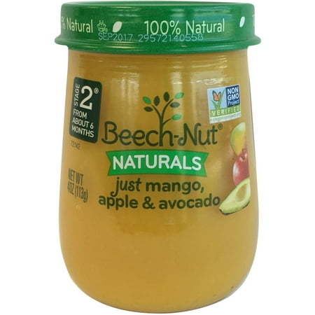 Apple Pear Tree - (10 Pack) Beech-Nut Naturals Just Mango, Apple & Avocado Stage 2 Baby Food, 4.0 oz