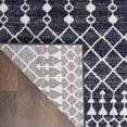 thumbnail image 6 of Nourison Royal Moroccan Farmhouse Navy/Grey 8'6" x 12' Area Rug, (9x12), 6 of 9