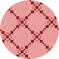thumbnail image 1 of Ahgly Company Machine Washable Indoor Round Transitional Grapefruit Red Area Rugs, 3' Round, 1 of 7
