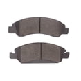 thumbnail image 3 of CarLights360 For GMC Sierra 1500 2005-2018 Disc Brake Pads | Semi Metallic Friction | Mechanical Pad Wear Sensor Type | 18 mm/0.71 Inches Inner Overall Thickness | 184.2 mm/7.25 Inches Width, 3 of 5