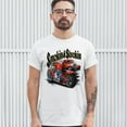 thumbnail image 3 of Tee Hunt Smokin & Strokin T-shirt Chopper Biker Hot Rod Live to Ride Men's Tee, White, Small, 3 of 5