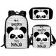 thumbnail image 1 of Lovely Sleeping Panda Moon Print School Backpack for Girl Boy Student Teenager School Bag Set Children Backpack with Pencil Case, 1 of 4