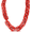 31 Inches Red, variant on Plastic Chain Necklace Chunky Big Fake Necklace Hip Hop Rapper Giant Turnover Chain Costume for Halloween