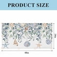 thumbnail image 3 of Green Teal Eucalyptus Fluorescent Light Covers, Coastal Summer Starfish Magnetic Light Covers for Ceiling Lights, Fluorescent Ceiling Shade Filters for Classroom Bedroom Office 4x2Ft x 2PCS, 3 of 8