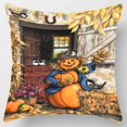 thumbnail image 3 of Nueva funda de almohada de 45*45 cm, funda de almohada de abrazo de idioma, funda de almohada de Acción de Gracias de enano feliz, decoración de granja adecuada para sofá, arena, decoración del hogar, 3 of 5