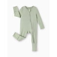 thumbnail image 6 of PatPat Baby Girl Pajamas Viscose from Bamboo 2-Way Zip Fold-Over Foot Cuffs 3Pack Baby Sleepers, 6 of 13