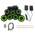 thumbnail image 1 of 1 juego de batería compacta, portátil, USB, electrónica, tambor manual para niños, 1 of 8