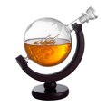 thumbnail image 1 of Decantador De Whisky Dispensador de licor Globe Dispensador de licor de cerveza de vidrio de gran capacidad Decoración de la barra del hogar Tmvgtek Libre de BPA, 1 of 9