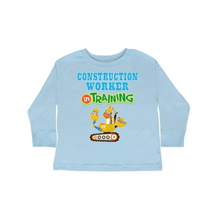 

Inktastic Construction Worker in Training Gift Toddler Boy or Toddler Girl Long Sleeve T-Shirt