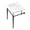 White / Matte Black, variant on Kingston Brass KVPB25227W4PN Edwardian 25" Ceramic Console Sink with Brass Legs (4-Inch, 3-Hole), White/Polished Nickel
