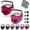 2pcs-b, variant on Reusable Carbon Filter Dust Mask with Adjustable Goggles, 5-Layer Filtration Face Cover for Woodworking & Outdoor Work