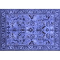 thumbnail image 1 of Ahgly Company Indoor Rectangle Oriental Blue Traditional Area Rugs, 2' x 4', 1 of 4