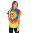 thumbnail image 2 of Daresay Tie Dye Style T-Shirts Women - Fun, Multi Color designs Tops, 2 of 13