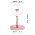thumbnail image 3 of Tauxra 10 Inch Led Ring Light With Stand Foldable Portable For Live Stream Selfie Photography Pink, 3 of 6