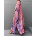thumbnail image 3 of Robe de Plage à Imprimé pour Femmes à Manches Courtes, Grande Taille, Couvre-Maillot, 3 of 4