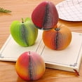 thumbnail image 3 of Blocs-Notes Mini Portables en Forme de Fruit 3D pour Bureau École Cadeaux de Vacances - Vert P, 3 of 4