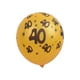 thumbnail image 5 of 10 Piezas de Globo de Látex Dorado + Brillante Confeti 40 para Cumpleaños BLESIY Decoración de fiesta de cumpleaños número 40, 5 of 8