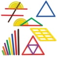 thumbnail image 1 of Set de construcción Edxeducation GeoStix Basic con 80 varillas, 1 of 1