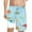 Light Blue, variant on Hienoo Teen Boys Dinosaur Print Compression Liner Swim Trunks Beach Shorts