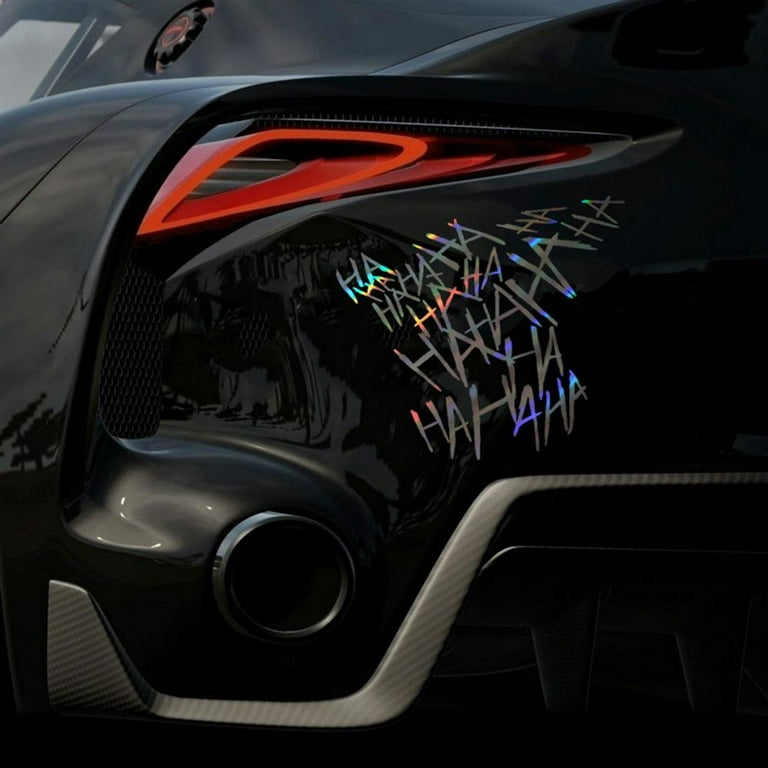 AUTOCOLLANT JOKER BATMAN sticker autocollant voiture film carbone