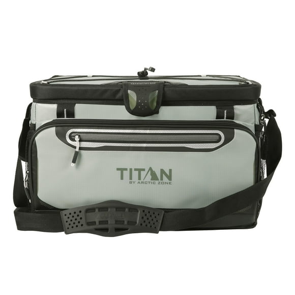 Cooler Titan por Arctic Zone para 48 latas sin cremallera, suave con HardBody