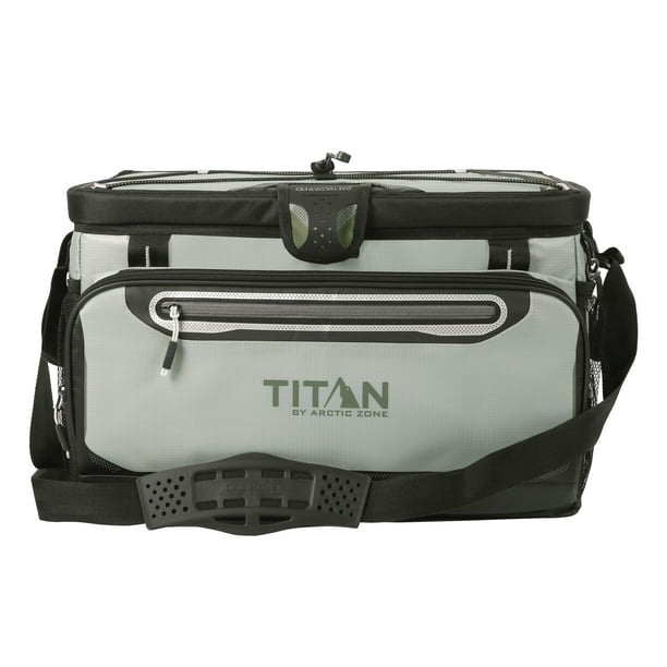 Cooler Titan por Arctic Zone para 48 latas sin cremallera, suave con HardBody