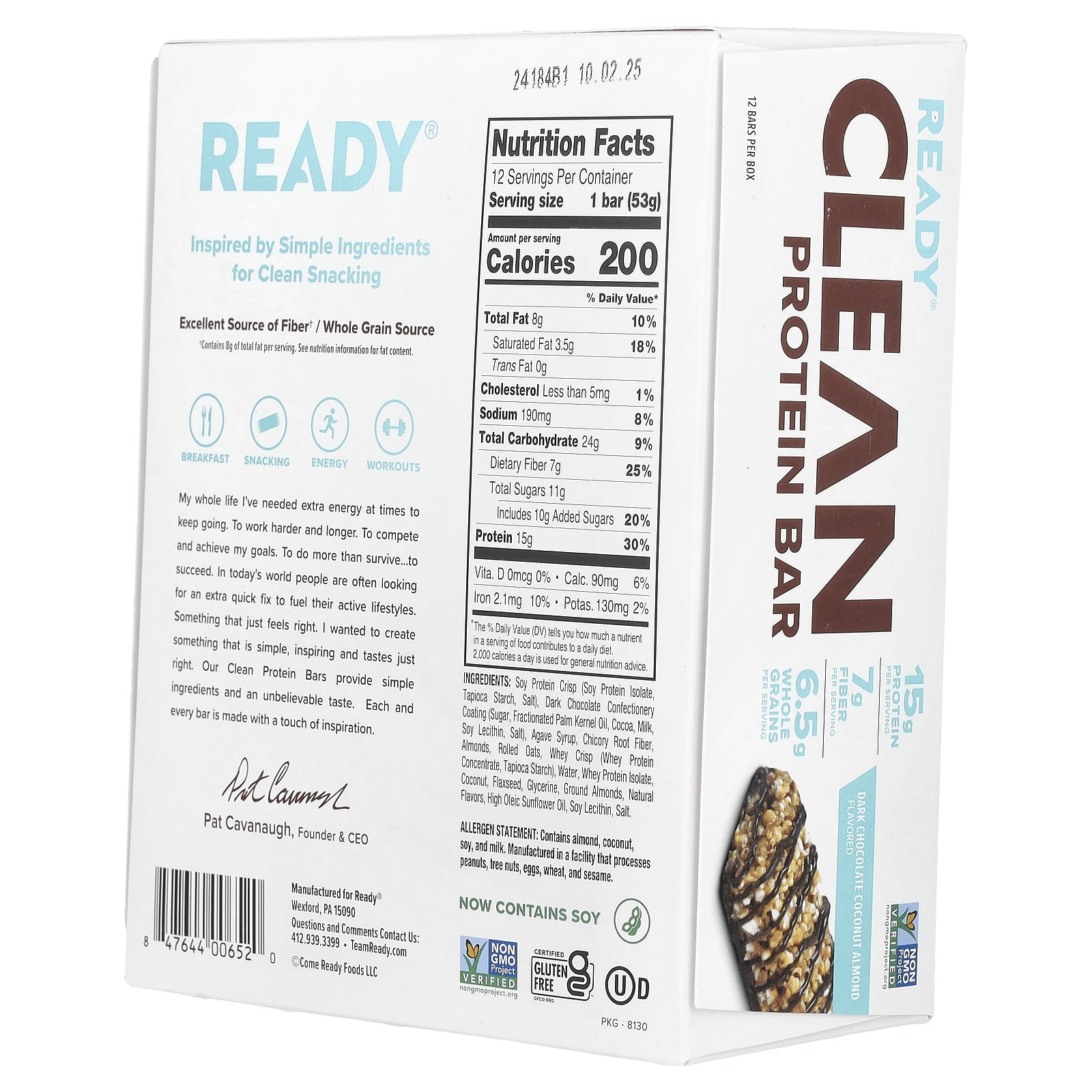 Ready Bar - Coconut Almond (Tray)