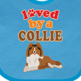 thumbnail image 4 of Inktastic Rough Collie Dog Boys or Girls Baby Bib, 4 of 4