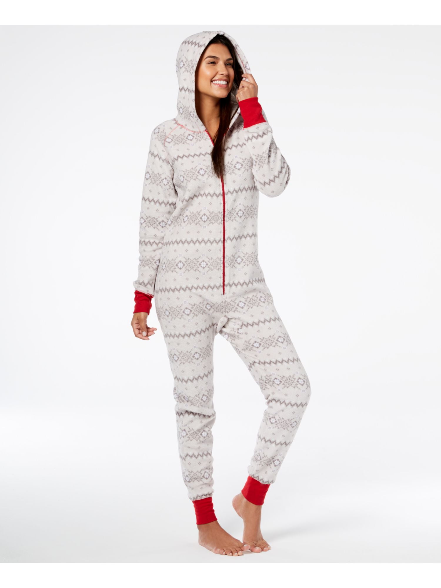 Family PJs Intimates Gray Snowflakes Everyday Pajama Set Size: XXL ...