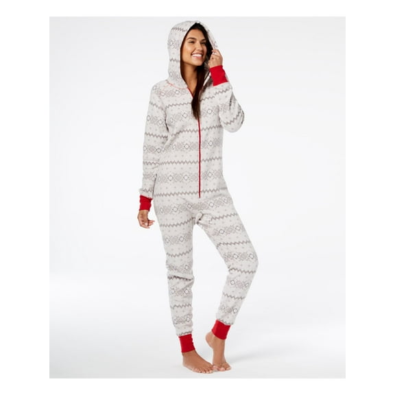 Family PJs Intimates Gray Everyday Pajama Set Size: S