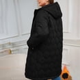 thumbnail image 3 of Luvrsol Womens Winter Coats Warm Padded Cotton Coat Long Sleeve Zip Up Casual Jacket Outerwear XL-5XL, 3 of 4